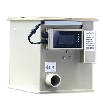 Qlozone 家庭用魚池用ロータリードラムフィルター 5m³/h 40W