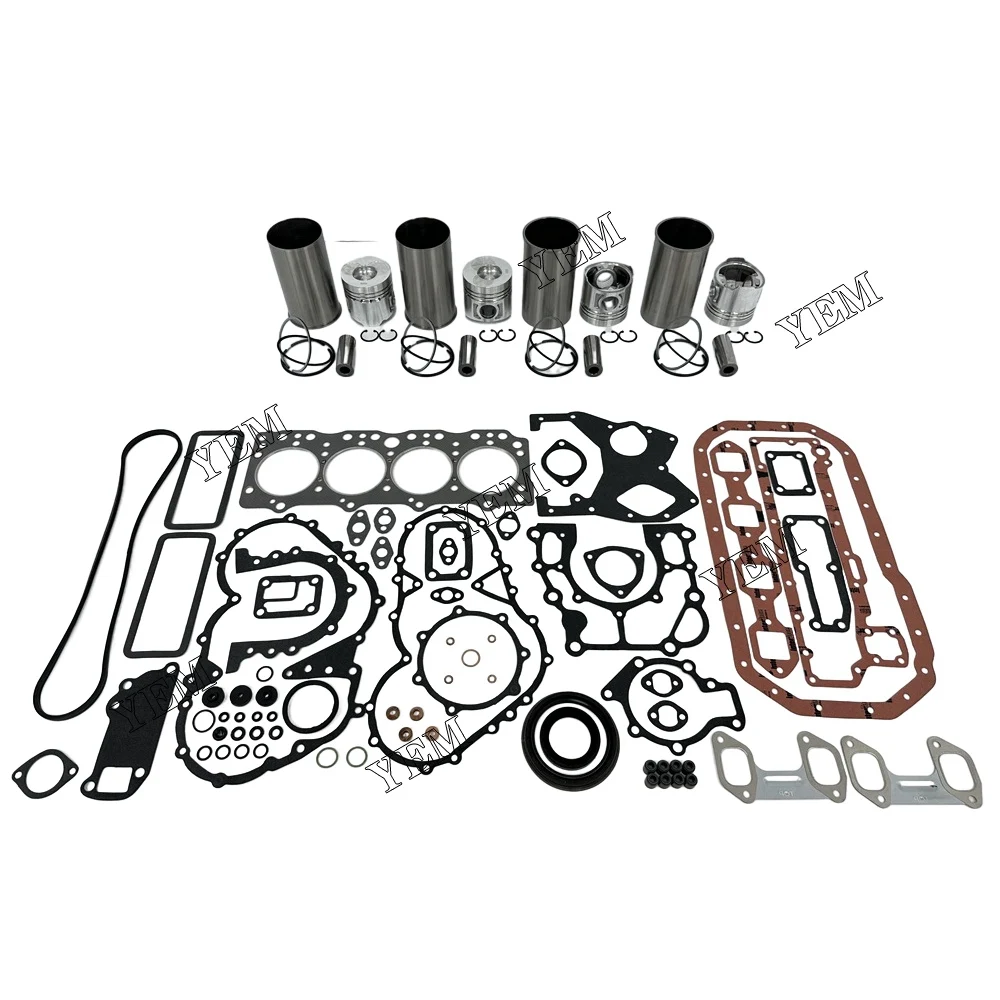 Ready to Ship Cylinder Liner Kit With Gasket Set for Doosan DB33 Repair Parts High Quality Engine Parts