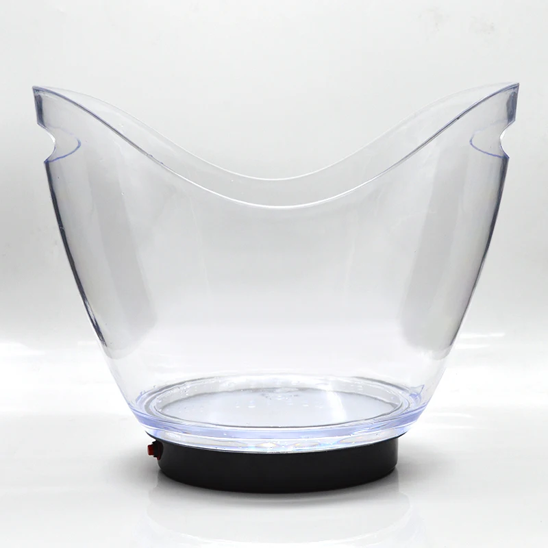 Cheap Customized Various Plastic Ps pp Light Led Ice Bucket