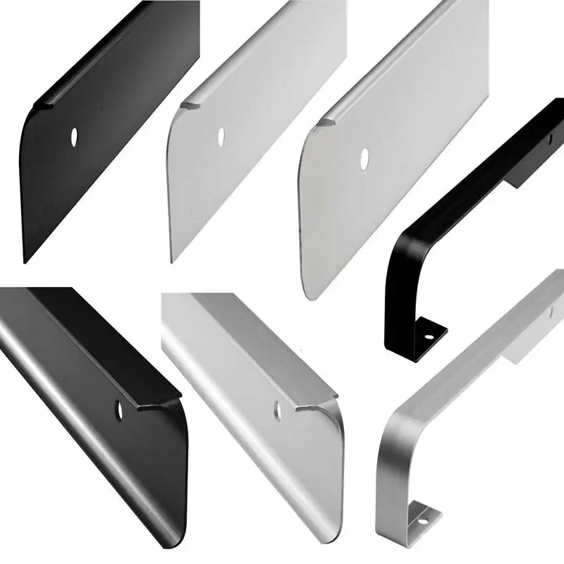 Free Sample Aluminium Kitchen Worktop Joining Trim Silver 600 mm End Straight Corner Joint Kitchen Edging Strips