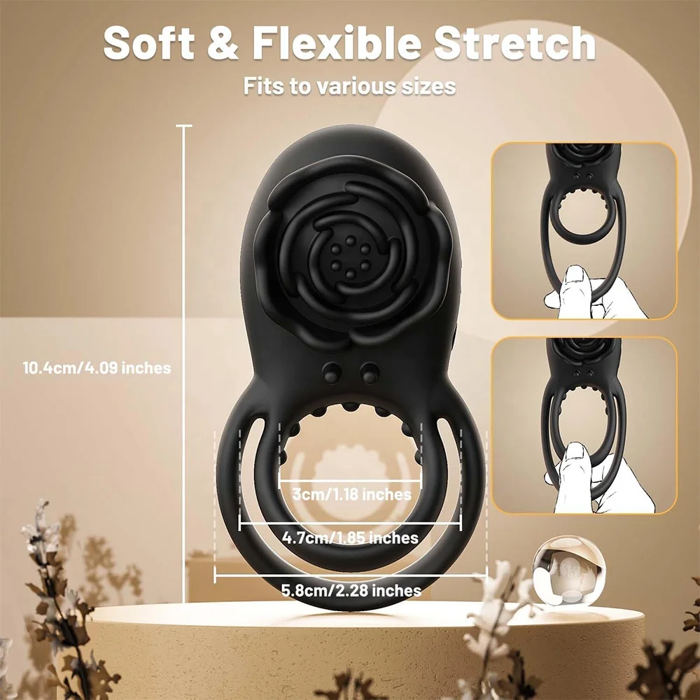 New Arrival Vibrating Cock Rings for Men Wireless Remote Control Vibrating Cock Ring Powerful Vibrating Cock Ring