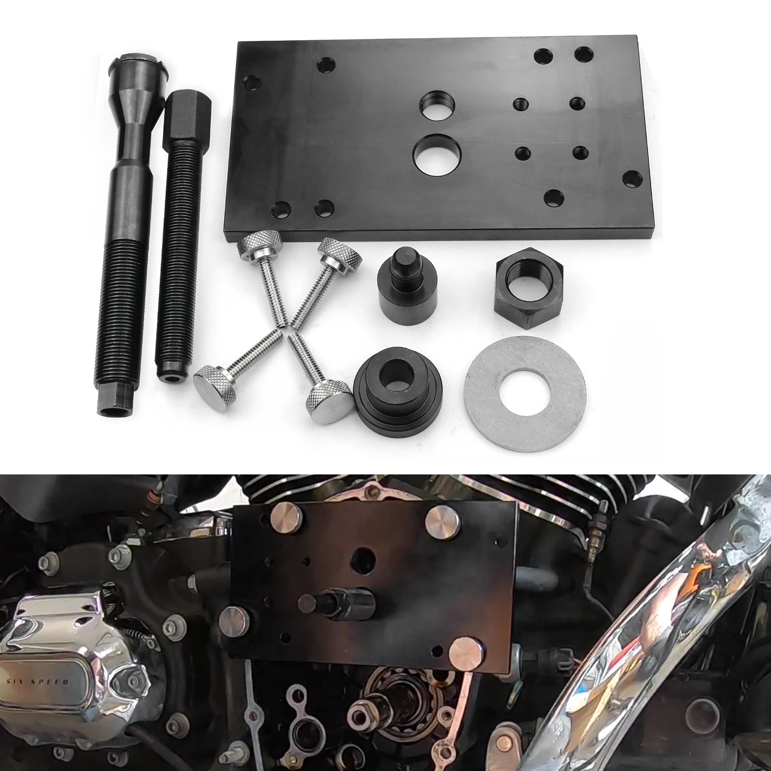 Twin Cam Inner Cam Bearing Installer & Puller Tools For Harley