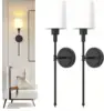 Applique murale noire