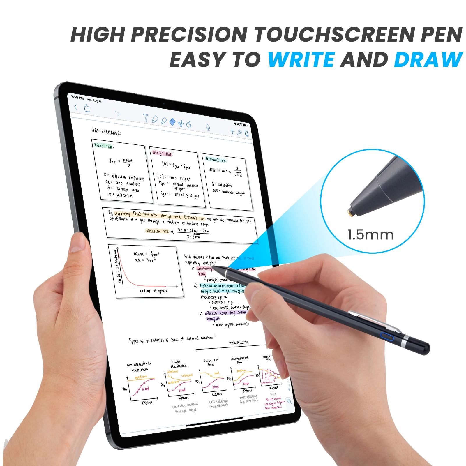 Touch Screen Laptop With Pen Cheap K811 Touch Screen Laptop Pen With Rechargeable 1.5mm Soft Fine Tip For