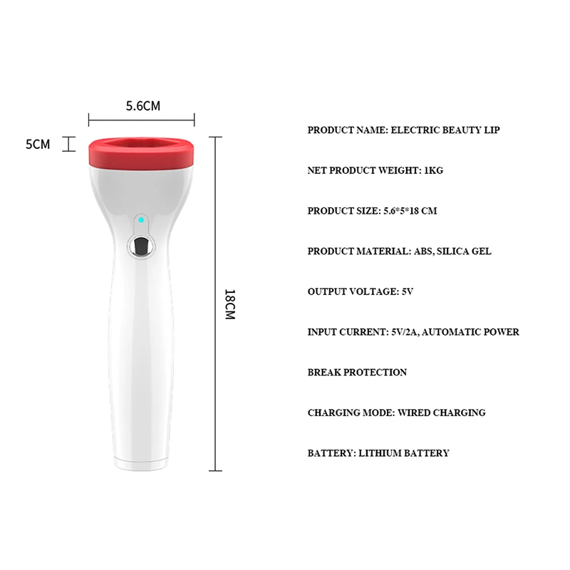 Apple & Full Two Types Lip Plumper Enhancer Lip Enhancer Machine