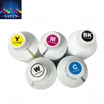 Saven High Quality premium textile pigment DTF color kit White ink For 4720 i3200 l1800  printer heat transfer ink