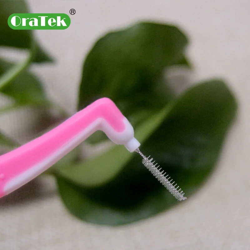 Межзубная щетка, зубные щетки L-образной формы 0,6 мм 0,7 мм