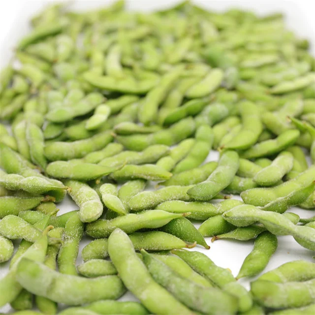 Factory Certified Quality Manufacture IQF Frozen Edamame Pods Green SoyBean