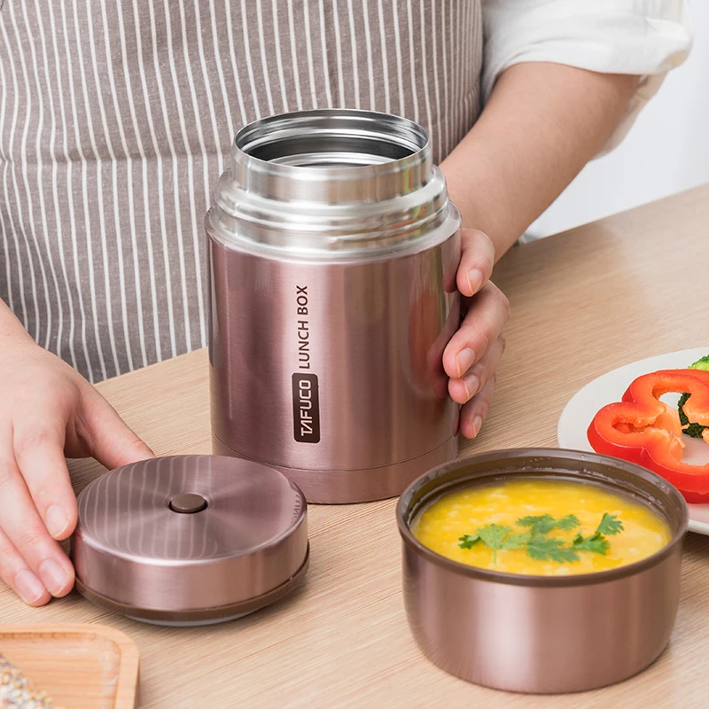 Tafuco 1000ml Insulated Stainless Steel Thermos Keep Warm Hours