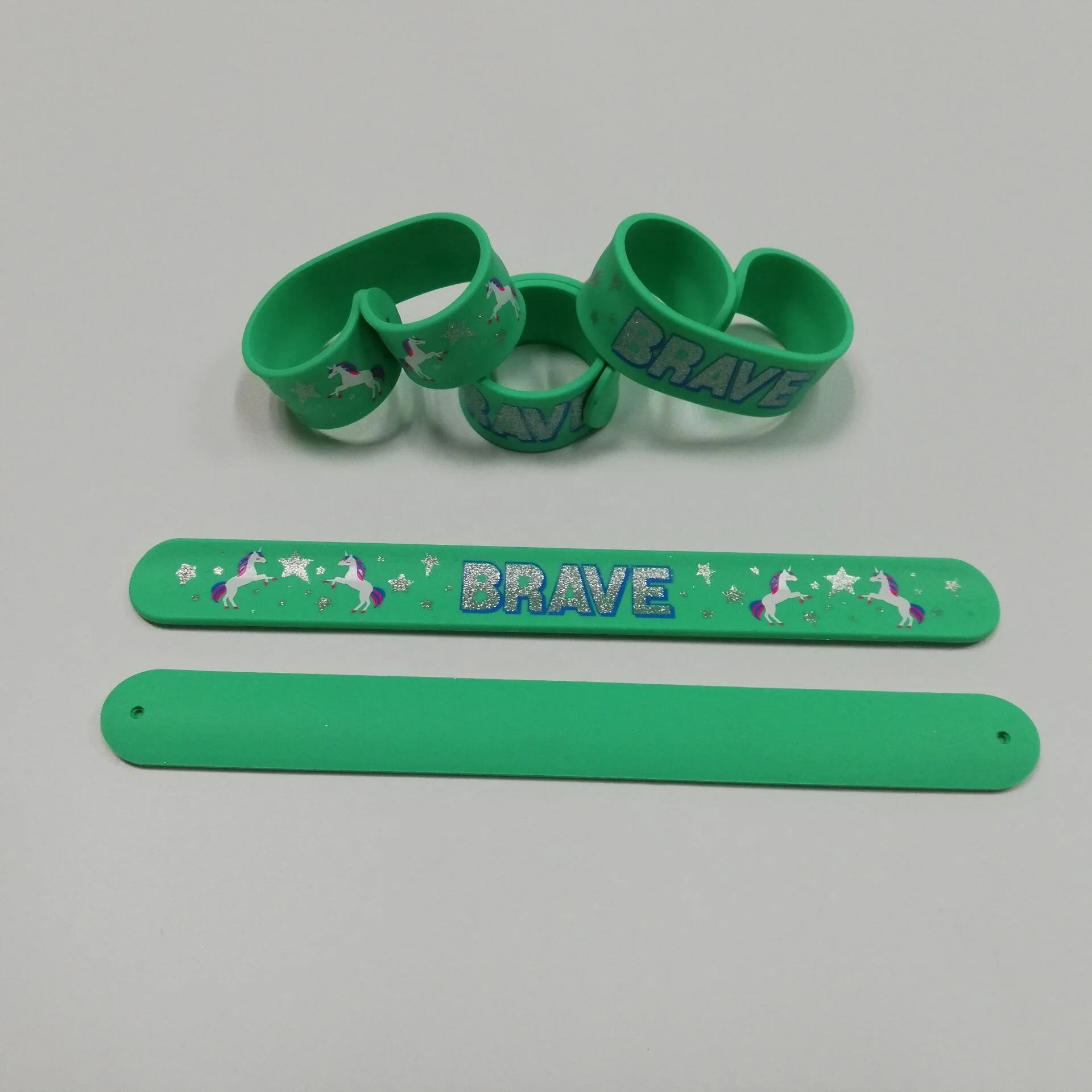 Ruler Silicone Slap Wristband - Reusable Promotional Gift