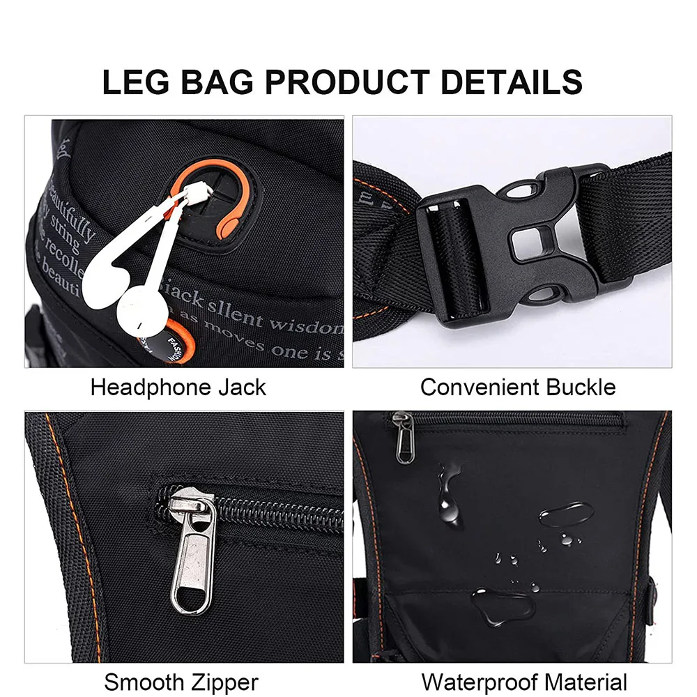 FREE SAMPLE Waterproof Waist Fashion Shoulder Drop Leg Bag Inclined Shoulder Bag Assault Training Bag Outsourcing of Thighs
