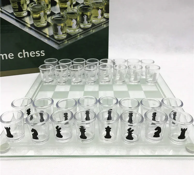 Glass Chess Drinking Game