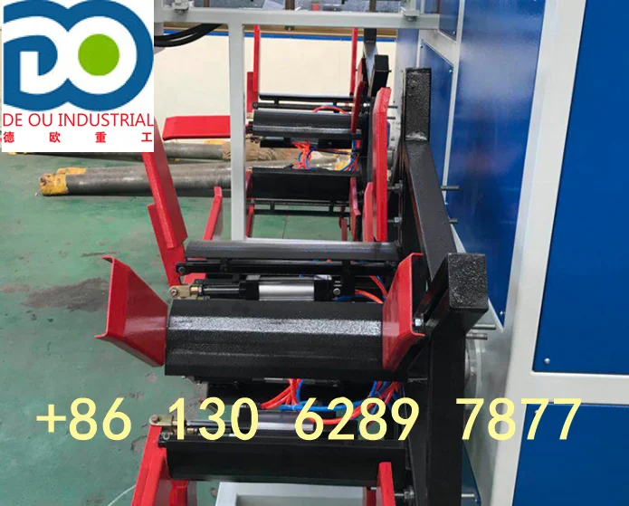 Single Wall Corrugated Tube Pipe Rewinding Machine Max Moment Steel Motor Pipe Winder/coiling Machine