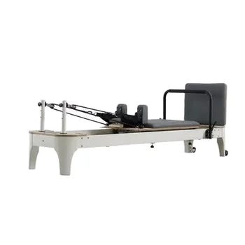 Gym Fitness Studio Commercial Use Wooden Bed Equipment Solid Oak White Wood Pilates Reformer
