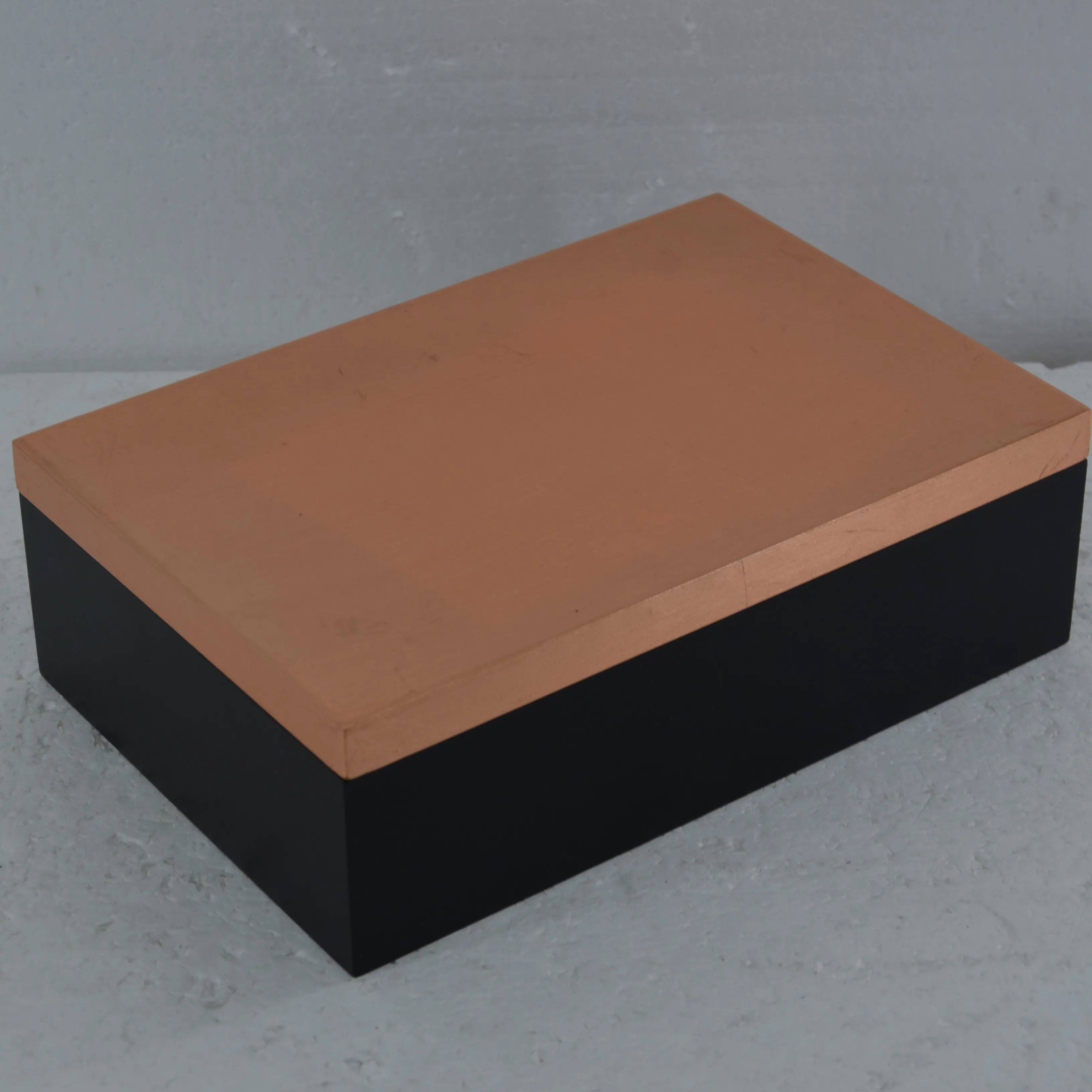 Personalised Small Rectangular Document Storage Custom Luxury Wooden Gift Box