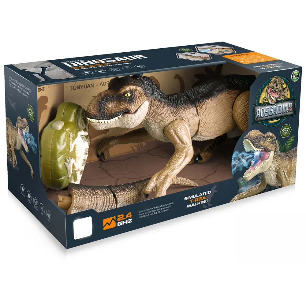 Achetez Dinosaure Électrique 2.4g Télécommande Lumière Sound Velociraptor  Modèle Jouet Garçons Enfants Cadeau - Brun de Chine