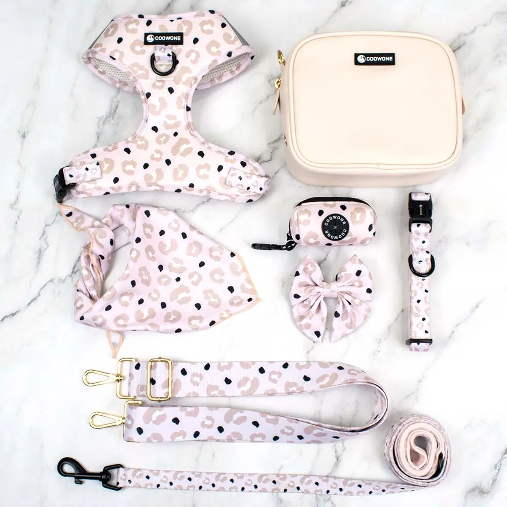 2023 Personalised Boucle Bag Dog Walking Bag Vegan Leather Waterproof