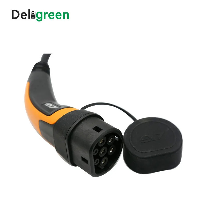 32A IEC 62196-2 Режим 2 EVSE Штекерная розетка 480 В трехфазный Тип 2 EV Кабельная вилка