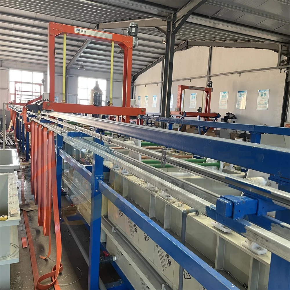 Tongda Автоматическая Гальваническая линия, подвесное оборудование для покрытия, машина для покрытия ожерелья из розового золота