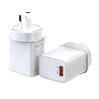 Factory direct sales 5V3A Australian standard charger single A port dual A port Apple travel charger