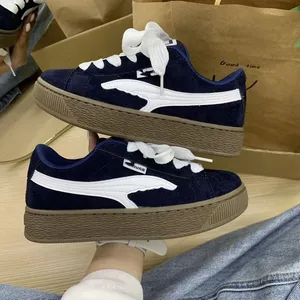 2026High-heeled Casual Shoes with Thick Soles for Women; PLATFORM Shoes in White Chaussures De SportInternet