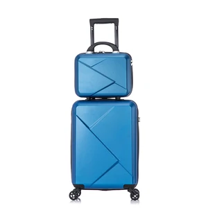 Customized 20" 24" 28inches ABS Luggage Sets Trolley Suitcase Luggage Travelling Bags With 4 Wheel for Long Distance Travel