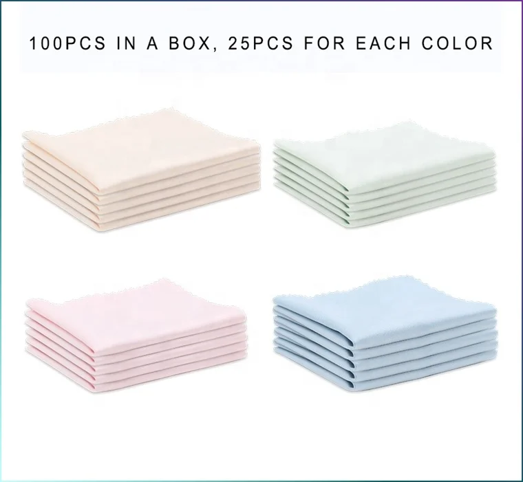 Высококачественная черно-белая салфетка для очков из микрофибры с зубчатыми краями Линзы 15*15 230