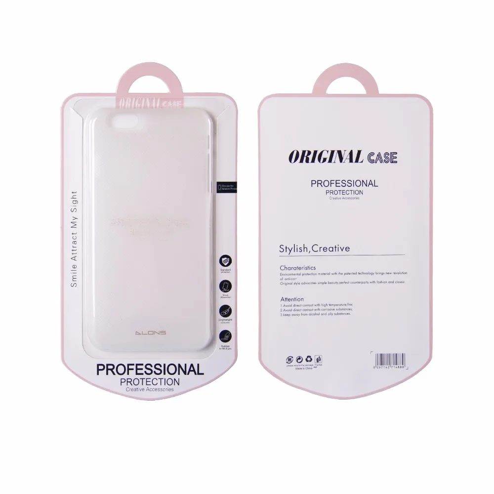 Custom Cell Phone case Retail Blister Plastic Packaging Box Phone case Packaging Customized logo