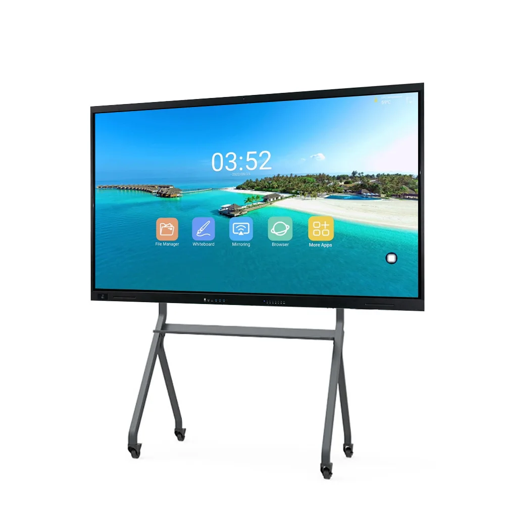 Guangdong Cintoe Seewo Promethean Wall Mount Interactive Whiteboard 4K Display 20-Touch Android 13 Portable Smart Class Board