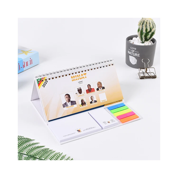 Customize 2021 Inspirational Quotes Desk Calendar For Office Desk Set