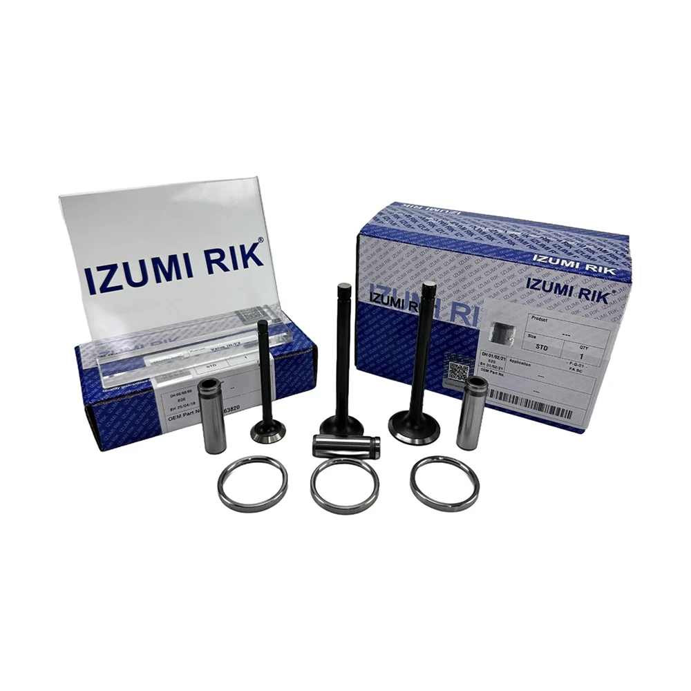 IZUMI RIK S763 S770 S863 S850 Valve Guide & Seat for Bobcat Heavy Duty Engine Parts