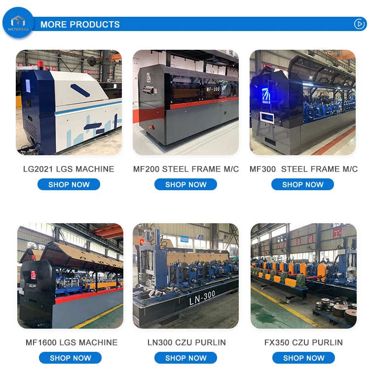 Lgs Machine LGS Machine Automatic Gauge Steel Framing Roll Forming Machine C Shape ...