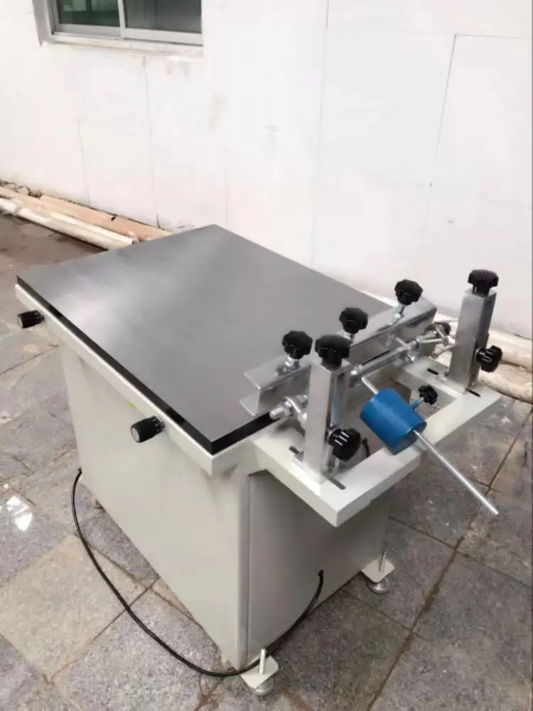 Manual Precision Vacuum Table Silk Screen Printer for Plywood with Lowest Price
