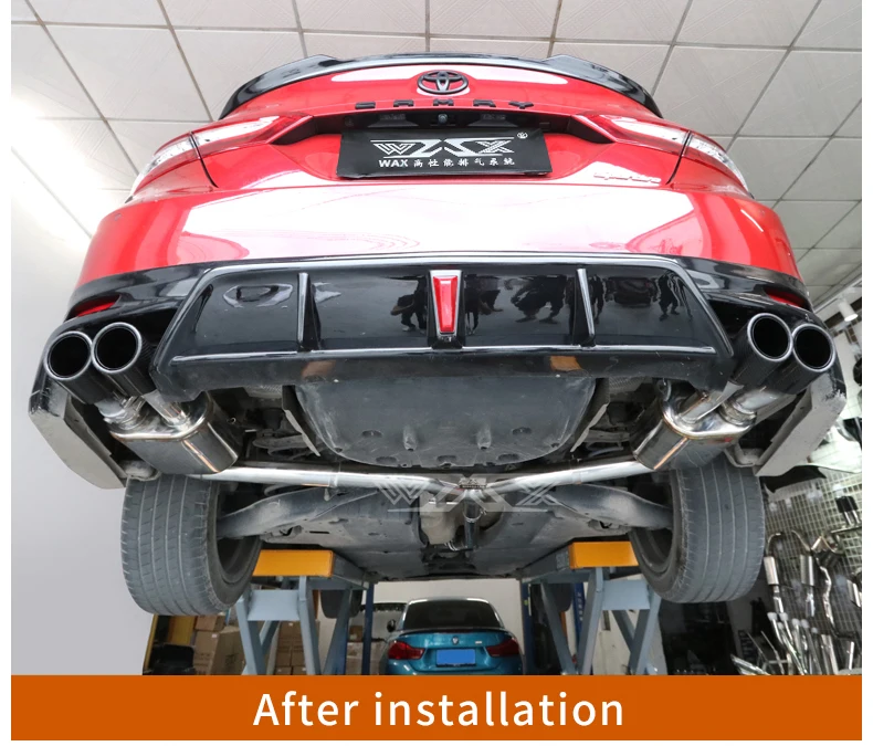 Exhaust Stainless Steel Catback System Exhaust Pipe For Toyota Camry SE 2.5 CLY  2019 Exhaust Catback System