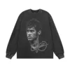 Washed black-long sleeve