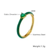 gold + green