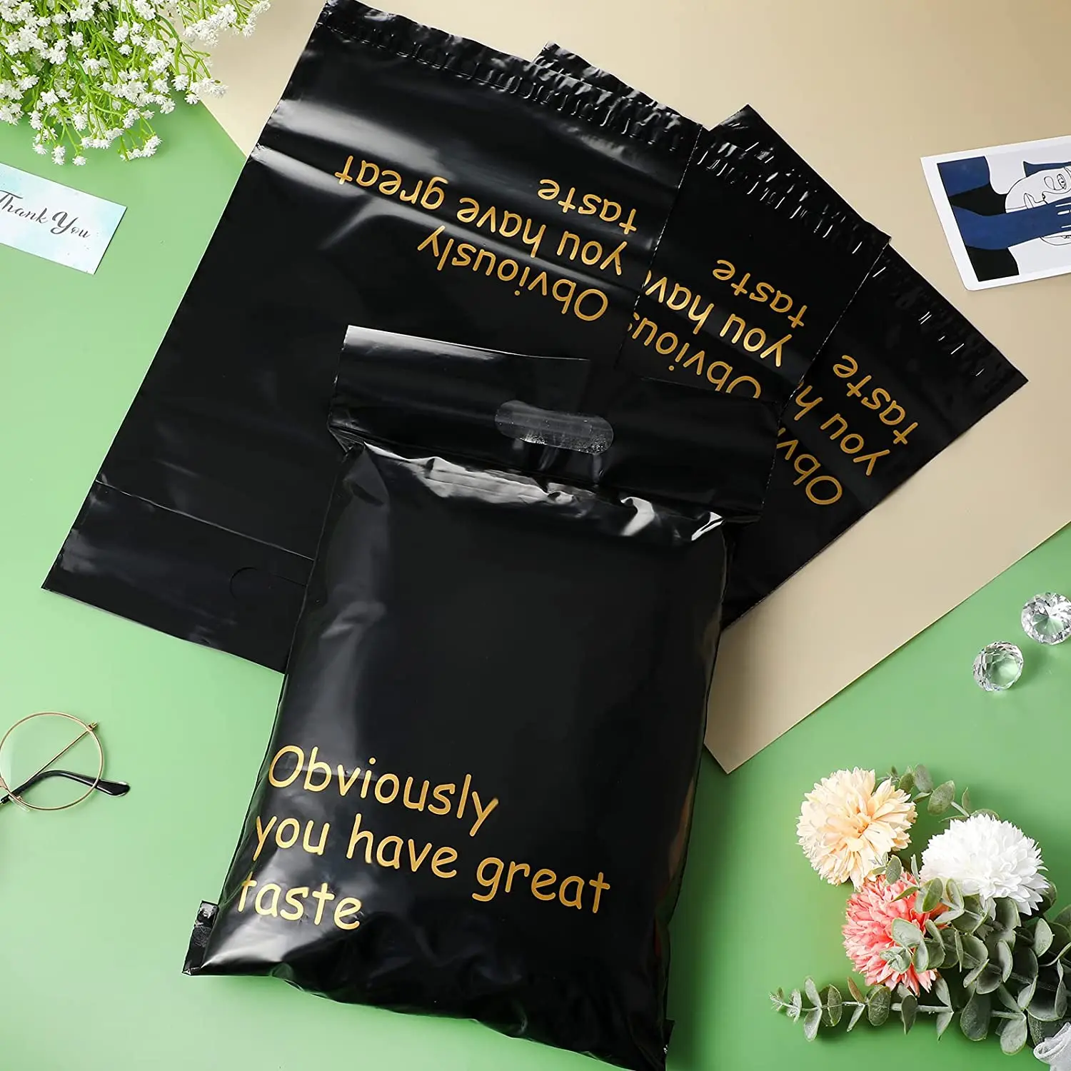 Printed Poly Bags Poly Mailer Wholesale Wholesale Handle Poli Mail