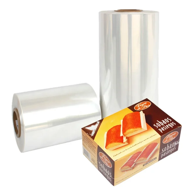 Heat Sensitive Pof Pvc Shrink Film Blow Molding Soft Package Stretch Film Wrap Plastic Shrinking Film Roll Pack Material