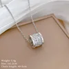 Colgante de cobre y collar de acero titanio F207