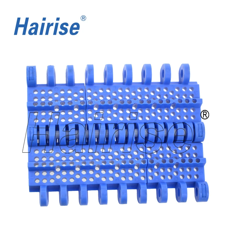New Design Customized Belt Conveyor with PP POM Material Har800 Series Perforated Flat Top Modular Belt in Good Quality