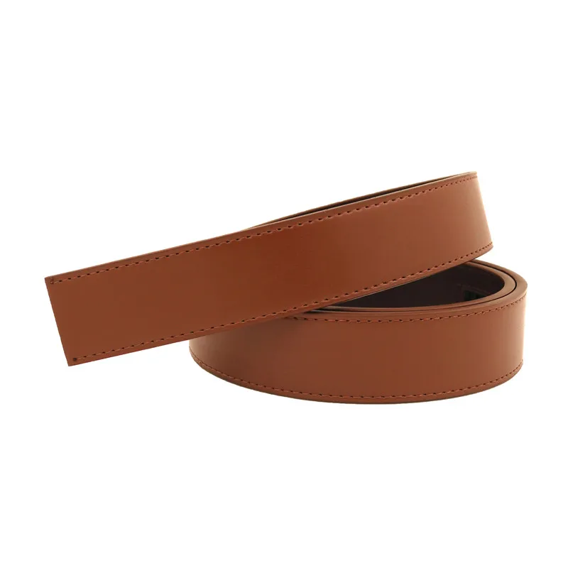 Lqbelt New Male Genuine Leather Belt Strap Ratche Belts For Men Without