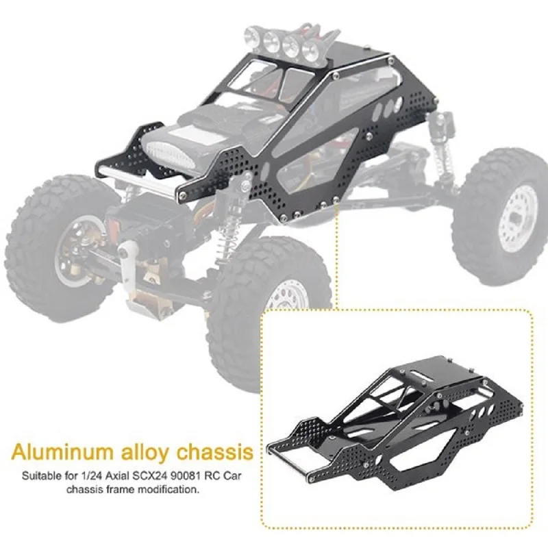 Rock Crawler 1/24 Axial SCX24 90081 Upgrade Replacement Parts Aluminium Alloy Chassis Frame Body Kit