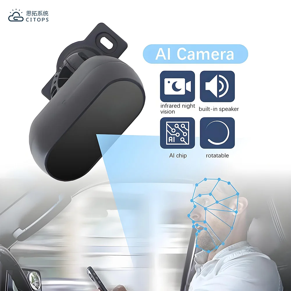 product 720p hd driver behavior  fatigue monitoring camera dms custom language  interface custom driver alert system for truck  bus-4