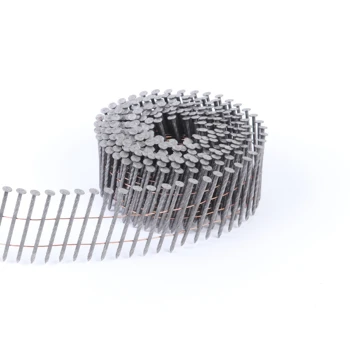 China Manufacturer 15 Degree coil nails electricity galvanized  Common Coil nails Pallet Screw Nails