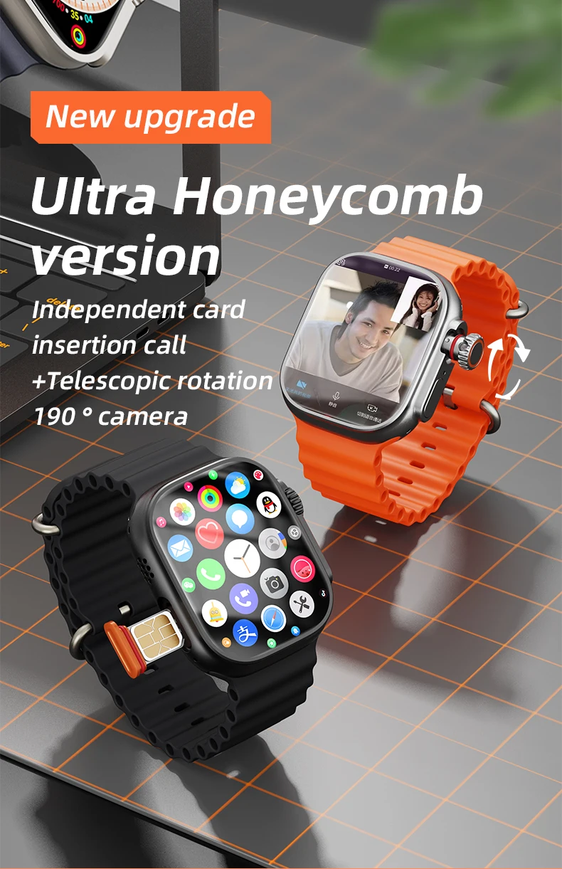 2023 mode plein écran Smartwatch CDS9 appareils Ultra portables Android 8.1 étanche intelligent numérique montres intelligentes