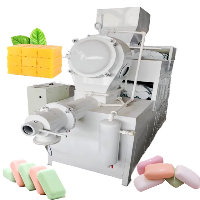 Making Machine 100-1000Kg Per Hour Complete Laundry Bar Soap Line Basic Oils and Caustic Soda Saponification
