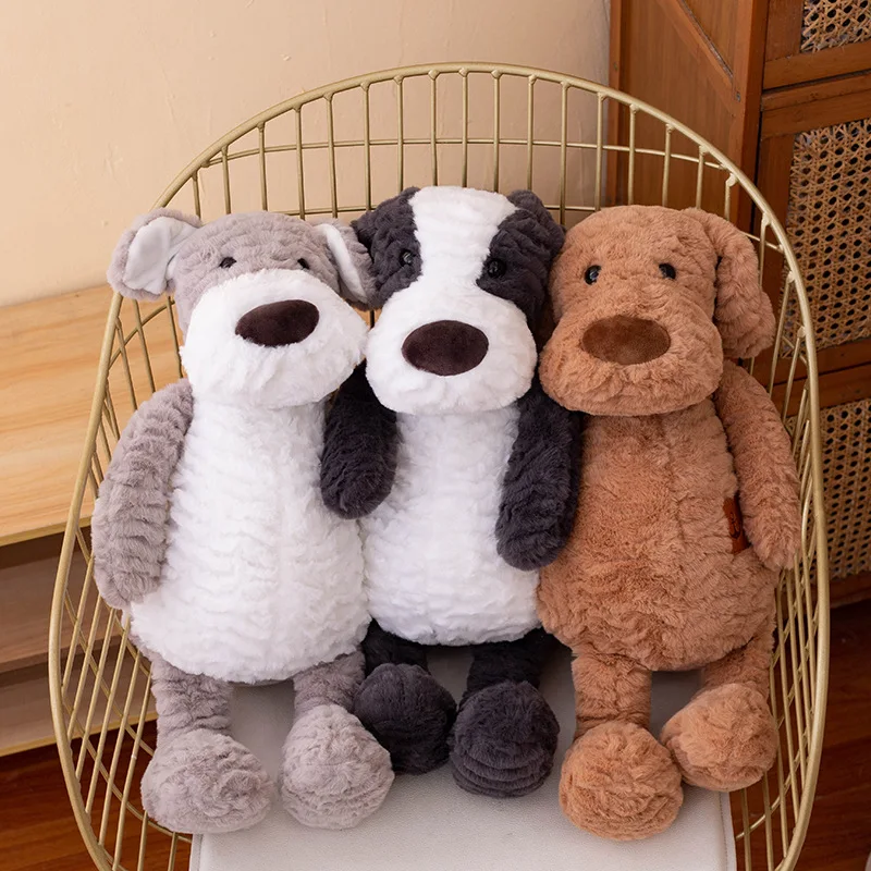 Adorables Schnauzer Border Collie Golden Dog Puppy Dog Stuffed Animal Plush Toys
