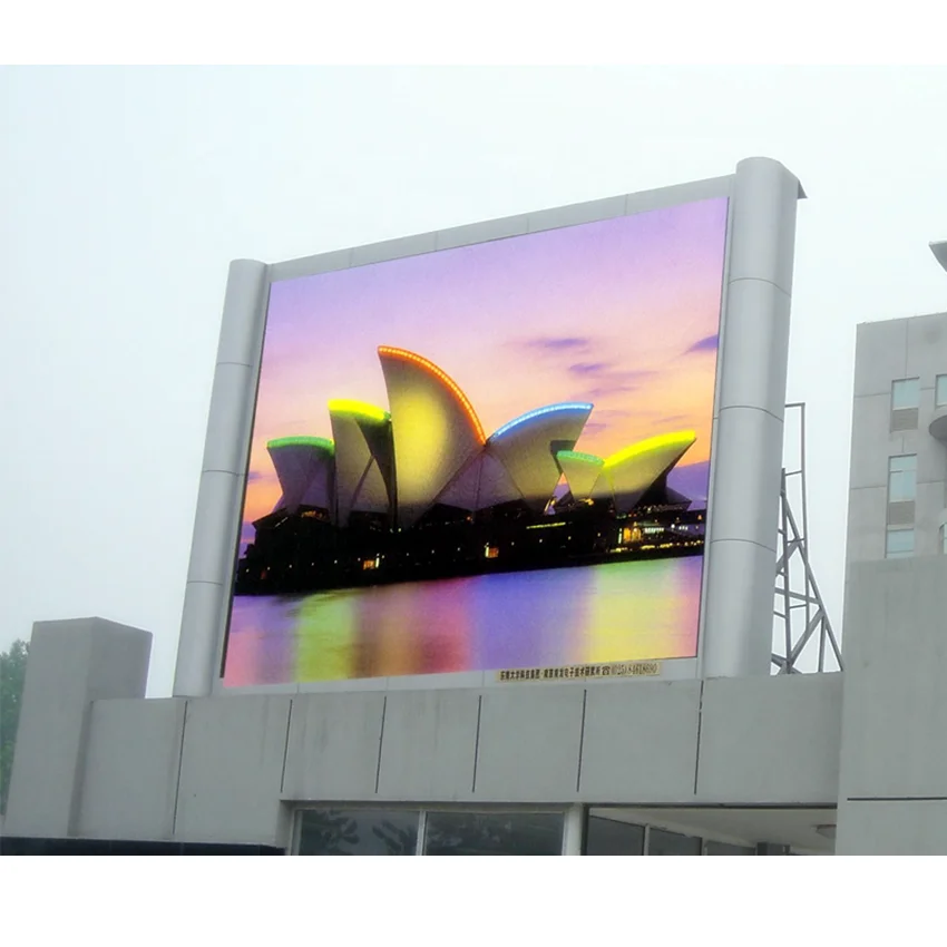 Fixed Installation LED Screen Advertising Full Color Waterproof Outdoor LED Display Board