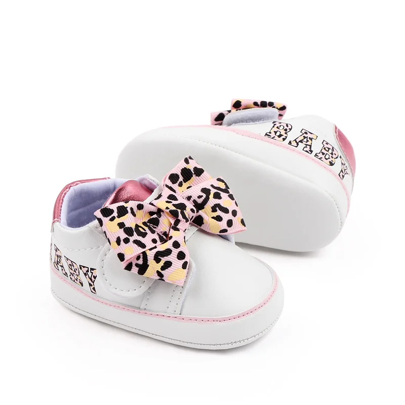 Big Bow Design Fancy Baby Girl Shoes Casual Sport Shoes for Girls factory