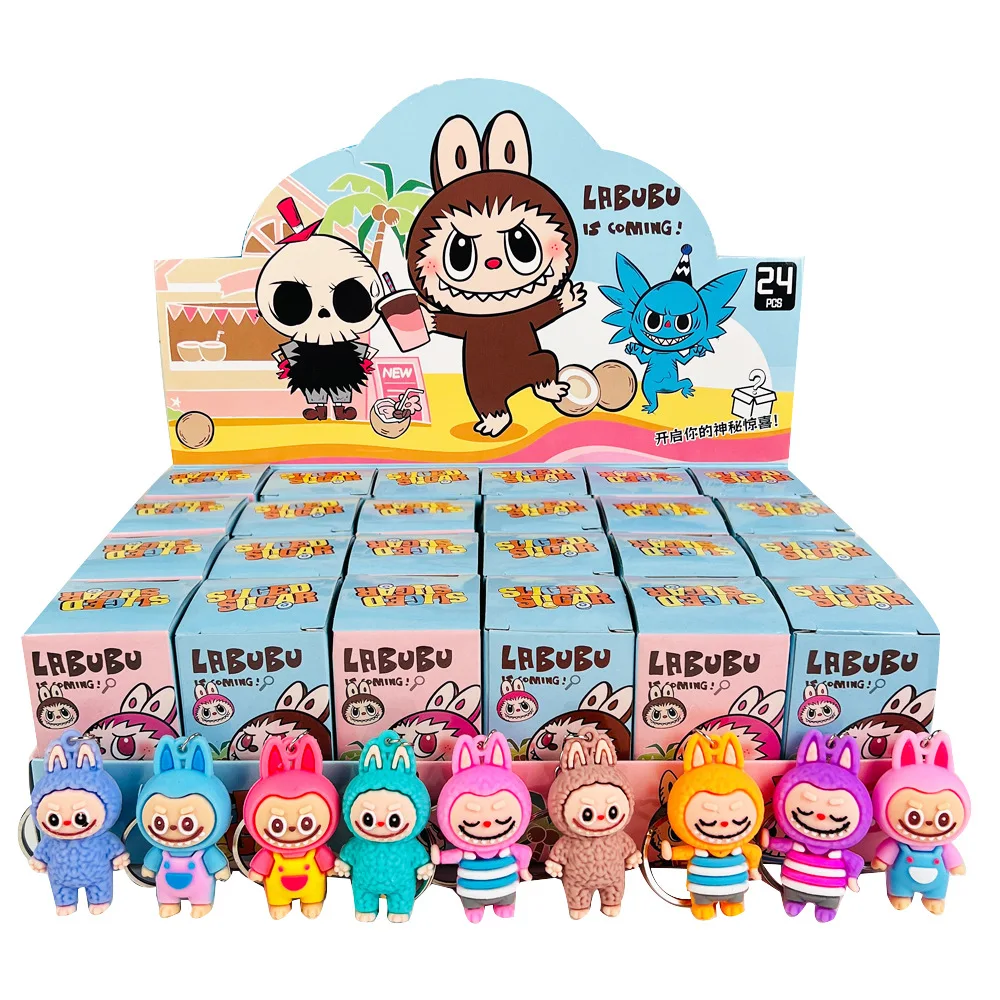 Cartoon Labubu Mysterious Box Anime Blind Box Figure Cute Dolls Cartoon Labubu Mysterious Box Anime Blind Box Figure Cute Dolls Keychain Blindbox Kids Charm Labubu Blind Box Toys Set
